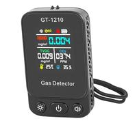 FTVOGUE Detector de Calidad del Aire 5 en 1 con Monitor de CO2, TVOC, HCHO, Temperatura y Humedad, Pantalla LCD a Color, Batería Recargable para Hogar y Oficina