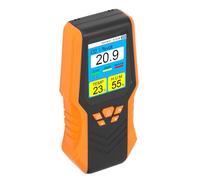 FTVOGUE Detector de O2, Medidor de Oxígeno Portátil con Pantalla LCD, Rango de 0-30 Vol, Datos de Temperatura y Humedad para Viajes en Interiores y Exteriores en Casa Oficina