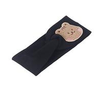 FTVOGUE Diademas para Bebés, Envoltura para la Cabeza con Patrón de Animales de Dibujos Animados Súper Elástica de Algodón Suave con Diseño de Alta Elasticidad, para Niños Pequeños (BLACK)