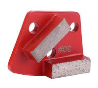 FTVOGUE Disco de Almohadilla de Pulido de Diamante Trapezoidal Unión de Metal de Grano 30 para Amoladora de Concreto con 2 Dientes Agresivos para Eliminar Adhesivos Recubrimientos