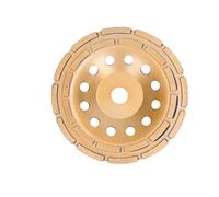 FTVOGUE Disco de Molienda de Doble para Pulir de Alta Eficiencia de Paredes y Puentes de Mármol, Oro, 1pc (230 mm)