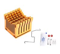 FTVOGUE Disipador de Calor, Disipador de Calor de Aluminio de 1,7 X 1,6 X 1,4 Pulgadas para Enrutadores para Decodificadores para LED para Reproductores