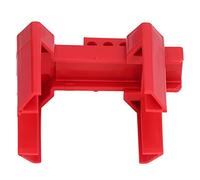 FTVOGUE Dispositivo de Bloqueo de Válvula de Bola Ajustable para Grifo de Agua Exterior Cerraduras de Manija de Grifo Industrial Válvula de Tubería Seguridad Material PP para Válvulas DN8-DN50