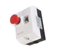 FTVOGUE Disyuntor de Protección del Motor Interruptor Tipo Perilla 6-10A con Parada de Emergencia para Diversas Aplicaciones de Motor Probado para Confiabilidad Material ABS