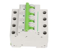 FTVOGUE Disyuntor en Miniatura Solar 4P PV Mini, Disyuntor PA DC 1000V 50A 6000A Capacidad de Ruptura, para Distribución de Energía y Protección de Circuitos del Solar Fotovoltaico (20A)