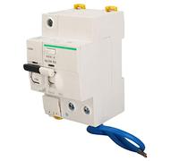 FTVOGUE Disyuntor IC65N, Interruptor de Aire en Miniatura PA66 1P+N, 20A AC 230V 400V Protección contra Sobrecargas y Fugas, Capacidad de Ruptura 6000A para Usuarios de Distribución de Energía (20A)
