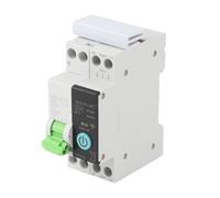 FTVOGUE Disyuntor Inteligente Wifi, Material PA66, Control Remoto, Modos de Temporizador, Compatible con, para Uso Doméstico Inteligente (1P-25A con función de medición)