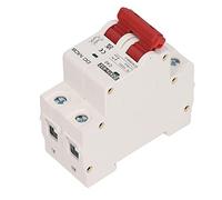 FTVOGUE Disyuntor, Interruptor de Protección 2P DC 1000V MCB 40A, Capacidad de Ruptura 6kA, Diseño de Abrazadera de Tornillo Modular, Montaje en Riel DIN de 35 Mm para Distribución de Energía en el