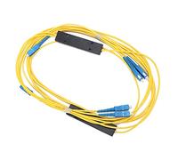 FTVOGUE Divisor de Fibra óptica, Diseño de Baja Pérdida 1x2, Pérdida de Inserción de 3,8 DB para Sistemas de Comunicación óptica