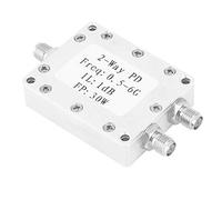 FTVOGUE Divisor de Potencia RF de 2 Vías, Divisor de Señal Coaxial, de Potencia de 0,5-6 GHz 30 W para Sistemas de Comunicación Inalámbrica 5G