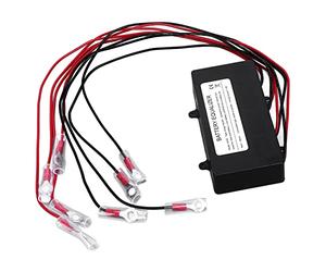 FTVOGUE Ecualizador de BateríA de 48 V, Equilibrador de Voltaje del Ecualizador de BateríA ABS con Pantalla de Tubo Digital LED, Compensación de 0 A 10 A, Protección de Polaridad Inversa para