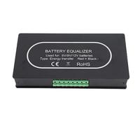FTVOGUE Ecualizador de Batería Regulador de Voltaje de 48 V Equilibrador Aleación de Aluminio 0 A 10 A Protección de Polaridad Inversa para Solar de Barco de Automóvil con Configuración de Batería