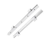 FTVOGUE Eje de Riel Lineal SBR12, Construcción Metálica, de Guía de Alta Velocidad para Aplicaciones de Robótica y Automatización