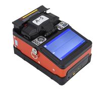 FTVOGUE Empalmador de Fusión de Fibra óptica de Observación de Doble Eje Tiempo de Empalme de 6 S con Pantalla LCD a Color TFT de 5,0 Pulgadas para FTTH Ingeniería (Enchufe europeo de 100 a 240 V.)