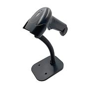 FTVOGUE Escáner de Código de Barras Lector 1D con Cable USB con Soporte Precisión de 3,9 Rango de Escaneo de 60 a 1000 Mm para Comercio Minorista POS Cajero Biblioteca Almacén Pequeñas Empresas
