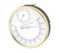 FTVOGUE Esfera de Metal Sauna, Termómetros Termómetros para Exteriores Termómetro Higrómetro Higrotermómetro de Interior Termómetro de Clima