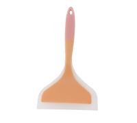 FTVOGUE Espátula de Silicona para Sartenes Antiadherentes, Herramienta de Cocina con Ergonómico, Orificio para Colgar para Cocinar Panqueques, Tortilla Tamagoyaki (pala naranja)