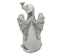 FTVOGUE Estatua Conmemorativa del Perro ángel, Perro Durmiendo Tallado a Mano con Detalles Exquisitos para Decoración de Jardín Al Aire Libre, un Tributo Sincero para el Recuerdo de Las Mascotas