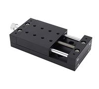 FTVOGUE Etapa Lineal, Mesa Deslizante de Ajuste Fino Manual de Aluminio con Control de Perilla, para Equipos ópticos y Dispositivos de Medición