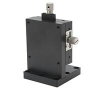 FTVOGUE Etapa Lineal Plataforma de Ajuste Fino Manual Etapa de Posicionamiento Manual Anodizado Mesa Deslizante Precisa para Pruebas de Laboratorio Posicionamiento de Equipos de Alineación óptica