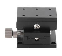 FTVOGUE Etapa Lineal XY Mesa Deslizante Precisa Manual Etapa Lineal de Aleación de Aluminio 50x30 Mm 2x1,2 Pulgadas con Escala para Microscopio Equipo de Medición de Instrumentos ópticos (60X40mm)
