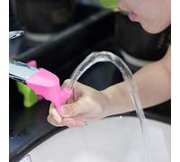 FTVOGUE Extensor de Grifo, Silicona Surtido Color Spout Extender Cepillado de Dientes de Gárgaras Baño de Extensor de Lavado a Mano con un Montaje Fácil para el Baño de Niños Seguridad y Ahorro de