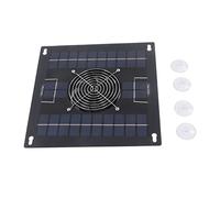 FTVOGUE Extractor de Panel Solar, Fácil Instalación, Refrigeración, Ventilación de 12 V, 2 A, Kit de Ventilador de Panel Solar de Silicio Monocristalino para Cocinas
