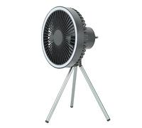 FTVOGUE Fan que Acampa Al Aire Libre con el Banco del Poder 10000mAh, el