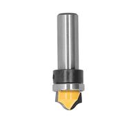 FTVOGUE Fresa CNC para Carpintería, Cuerpo de Acero Al Carbono, Broca Enrutadora Multiusos para Tallar Madera, Diámetro de 1/4 de Pulgada para Uso Portátil y de Escritorio (1/2 pulgada)