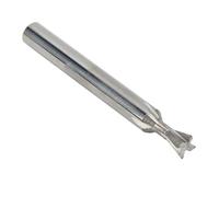 FTVOGUE Fresa de Extremo de de Milano Cortador de Ranurado de de Milano de Aleación 5 Mm 4 Flautas 5 X 75 Grados X 50 L para Corte de Ranuras de Fresado de Metal en Metalistería Industrial (75°