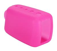 FTVOGUE Funda de Silicona para Cabezal de Cepillo de Dientes, Tapa Protectora para Cepillo de Dientes Eléctrico, Blanco Translúcido 40 X 25 X 15 Mm, Almacenamiento Higiénico, Ajuste Universal, (Rojo)