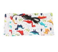 FTVOGUE Funda para Calentador de Biberones USB, Portátil para Mantener la Temperatura de la Leche para Viajes, con Mezcla de Algodón y Elastano, Compatible con Cargador de Portátil de (Dinosaurio)
