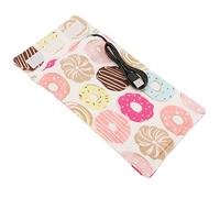FTVOGUE Funda para Calentador de Biberones USB, Portátil para Mantener la Temperatura de la Leche para Viajes, con Mezcla de Algodón y Elastano, Compatible con Cargador de Portátil de (Tipo 3)