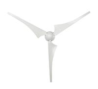 FTVOGUE Generador de Viento, Generador de Turbina Eólica de Fibra de Nailon 300 W 12 V, Diseño de CA de Imán Permanente Trifásico de 3 Palas, Baja Vibración para Uso Marino en Granjas Domésticas (12V)