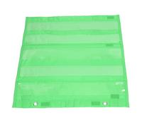 FTVOGUE Gráfico de Bolsillo Magnético, 5 Filas de Bolsillos Transparentes para Ecuaciones Matemáticas de Vocabulario, con Imanes Incorporados y Cierres de Gancho, para Suministros de (GREEN)