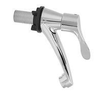 FTVOGUE Grifo de Baño G1/2 Pulgadas, Grifo de Agua Monomando de Aleación de Zinc Cromado con Diseño Ergonómico, para Fregadero, Lavabo, Cocina y Baño