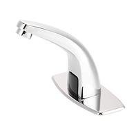 FTVOGUE Grifo para Lavabo de Baño sin Contacto, Grifo con Sensor Automático, para Lavabo con Ahorro de Agua Activado por Movimiento y Manos Libres sin Contacto para un Uso E