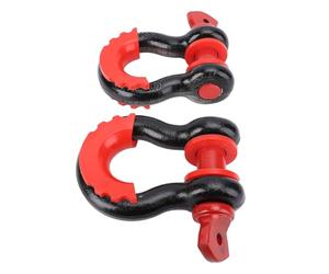 FTVOGUE Grillete Automático con Anillo en D, Acero Forjado Resistente, Capacidad de 8800 Libras, Recuperación de Remolque Segura para SUV, Vehículos Todo Terreno, Remolques