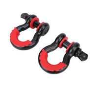 FTVOGUE Grillete de Anillo en D de Acero Al Carbono de 3/4 Pulgadas con Pasador Roscado Grillete de Remolque Resistente para Recuperación Todoterreno de Cabrestante Capacidad de Carga de 4,75