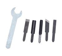 FTVOGUE Herramienta de Cincel para Tallar Eléctrico, 5 Cuchillos, Alta Eficiencia Térmica, 25000 Vibraciones por Minuto para Tallar Madera, Ranurar, Raíces con Caja de