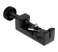 FTVOGUE Herramienta para Quitar Eslabones de Correa de Reloj, Kit de Extracción de Pasadores de Reloj de Metal con 3 Pasadores de Repuesto, Base Ajustable para Reparación de Corre (Black)
