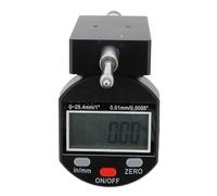 FTVOGUE Indicador de Cuadrante Digital Medidor Vertical de Aleación de Aluminio de 0 a 25,4 Mm Resolución de 0,01 Mm Pantalla LCD para Medición Mecánica Ingenieros de Inspección de Laboratorio