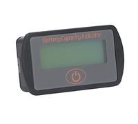 FTVOGUE Indicador de Voltaje de Batería de 8-63V, Medidor de Voltaje de Energía, Muescas de Visualización LCD Monitor de Voltio de Capacidad de la Batería para Vehículo de Automóvil (48V)