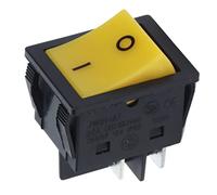 FTVOGUE Interruptor de Alimentación de 30 A, Material ABS, Interruptor Basculante Confiable para Aplicaciones de Barcos e Instrumentos 125/250 VCA, Diseño Compacto para una Fácil Instalación