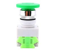 FTVOGUE Interruptor de Botón LAY37-11M, Interruptor de Reinicio Automático Momentáneo de 22 Mm para Control de Circuito Eléctrico y Proyectos de Bricolaje