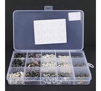 FTVOGUE Interruptor de Botón Push 15 Valor Kit de Surtido de Interruptor de Micro Táctil Táctil, Suministros de Mantenimiento Postventa para los Controles Remotos del Automóvil, Aplicables a Todo