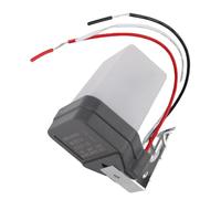 FTVOGUE Interruptor de Control Fotográfico de Alumbrado Público, Sensor de Fotocélula con Clasificación IP64 para Luces LED Exteriores, Encendido y Apagado Automático de 10 A para Iluminación de