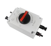 FTVOGUE Interruptor de Desconexión de CC PV Interruptor de Aislamiento de CC 4P DC1200V 40A IP66 Impermeable Buena Capacidad de Ruptura para Aislamiento de Motor de Solar de Barco RV