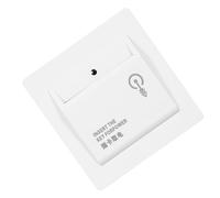 FTVOGUE Interruptor de Tarjeta, Interruptor de la Tarjeta Retrasado de Apagado Alta Potencia Alta Matchando de Salida Mecánica para Hoteles, Interruptores de Luz (White)