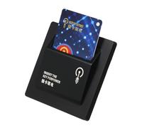 FTVOGUE Interruptor de Tarjeta, Interruptor de la Tarjeta Retrasado de Apagado Alta Potencia Alta Matchando de Salida Mecánica para Hoteles, Interruptores de Luz (Black)